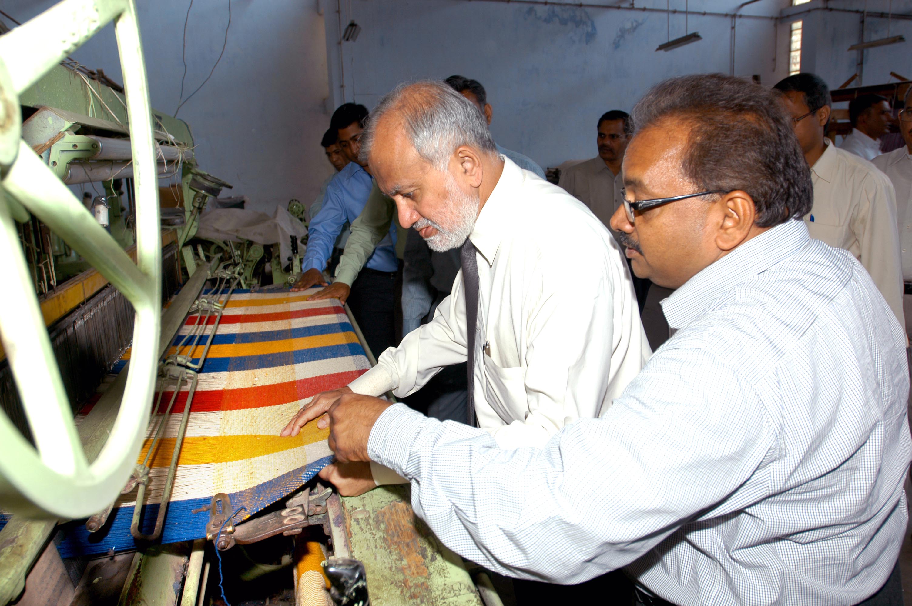 Visit to Wool Processing Plant