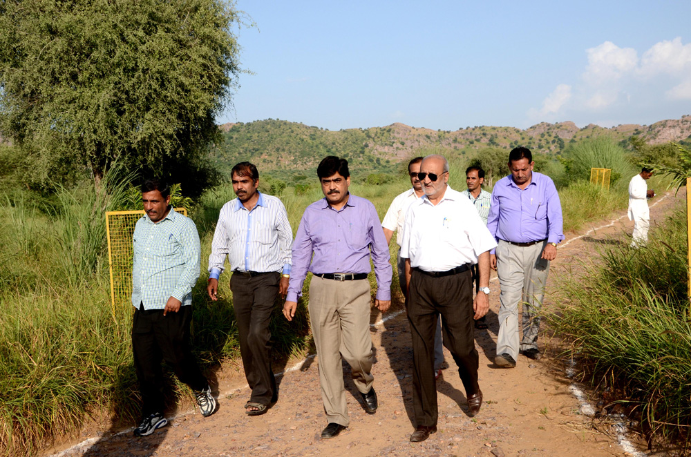 Visit to watershed area